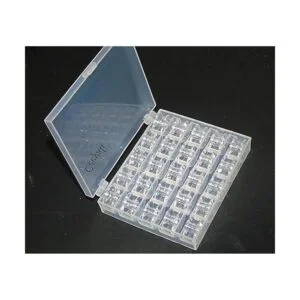 Ceeyali 25 bobinas de plástico transparente para máquina