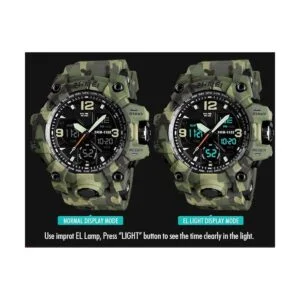 MJSCPHBJK Reloj deportivo analógico para hombre reloj