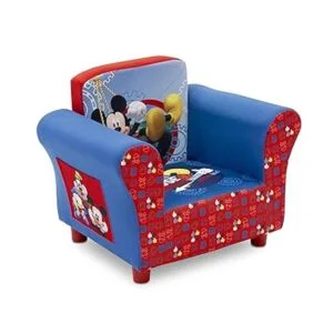 Delta Children Silla tapizada diseño de princesas_4