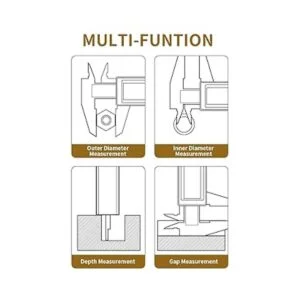 TamBee Mini pinza de 6 pulgadas de 5.906 in de doble