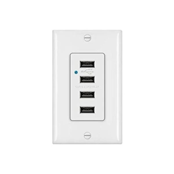 BESTTEN Toma de corriente USB de 4.2 A21 W con 4 puertos_1