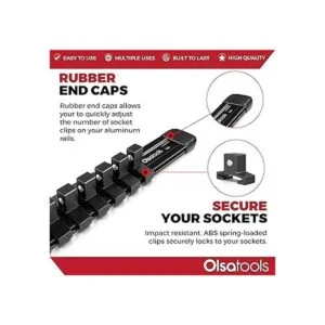 Enchufes rieles de aluminio. Negro_5