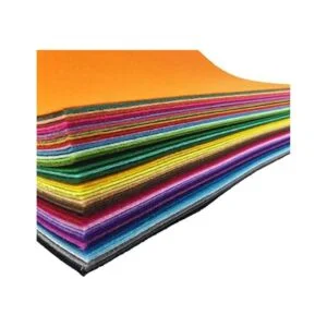 48 hojas de fieltro de colores surtidos paquete de_3