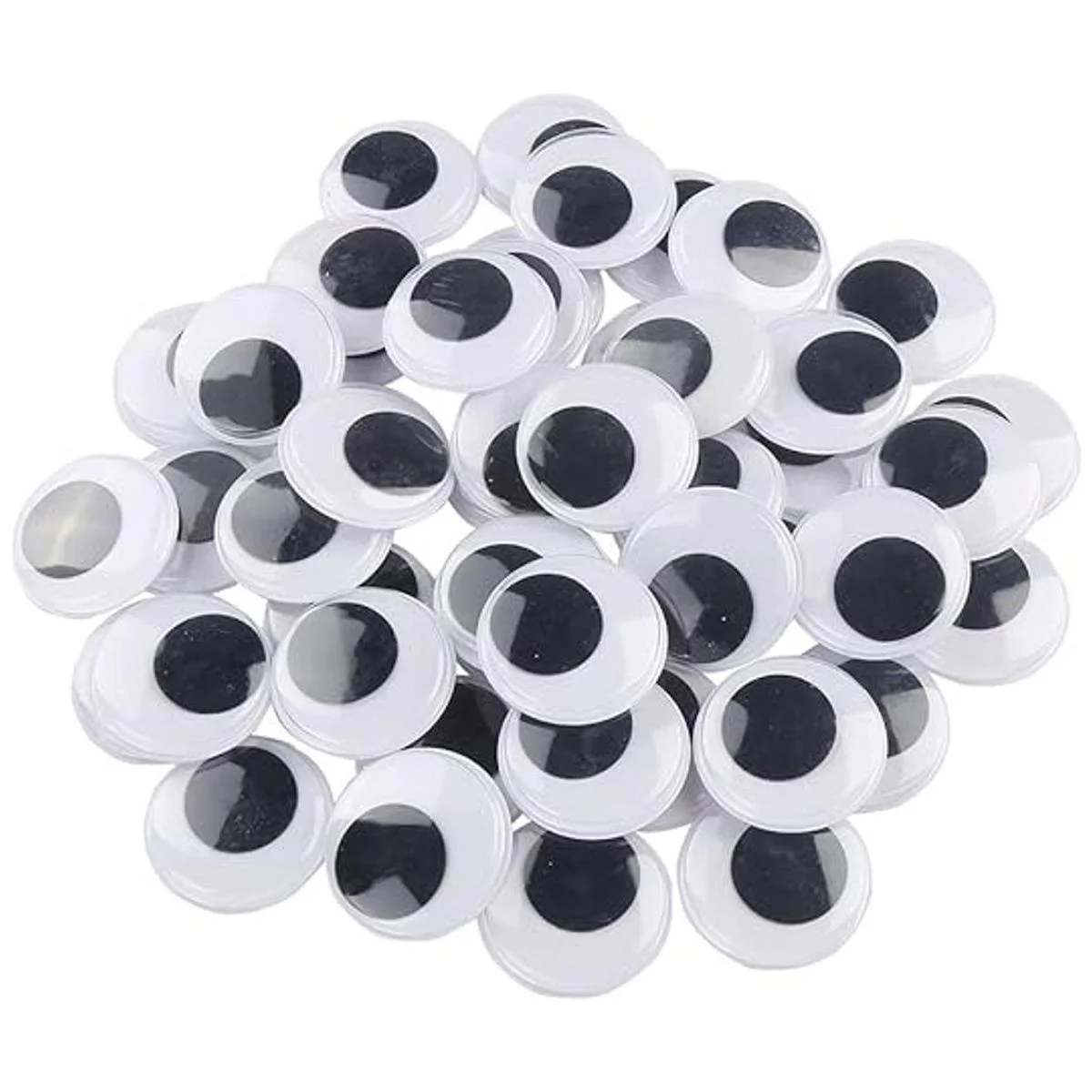 DECORA 500 piezas de 0.984 in de plástico con ojos_1