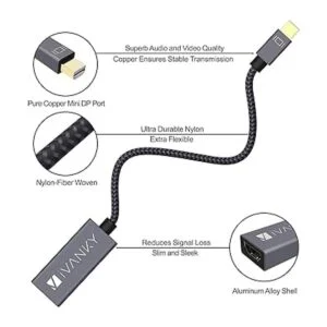 Mini adaptador Displayport a HDMI 2 unidades súper_3