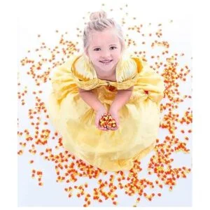 Little Adventures Disfraz de princesa de belleza amarilla_3