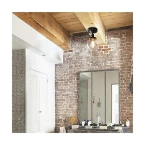 Pathson lámpara de techo estilo industrial antiguo de 5.9_5