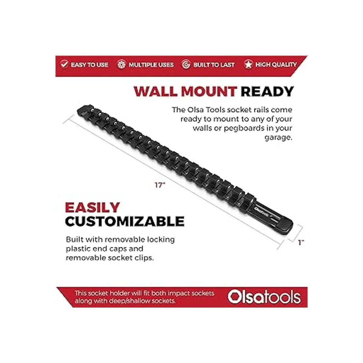 Enchufes rieles de aluminio. Negro_4