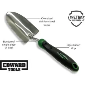Edward Tools Paleta de jardín a prueba de dobleces Acero_2