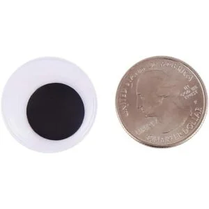 DECORA 500 piezas de 0.984 in de plástico con ojos_3