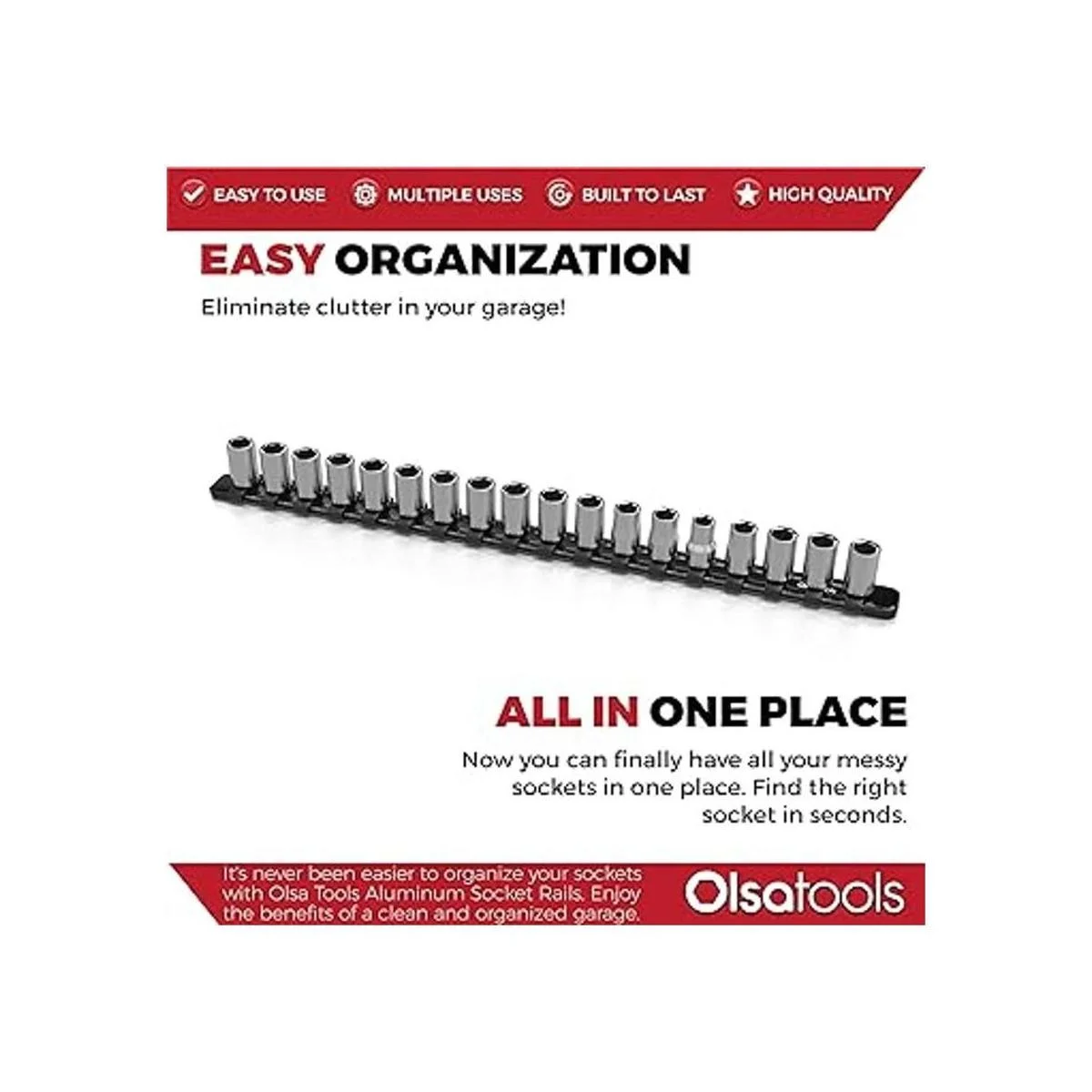 Enchufes rieles de aluminio. Negro_2