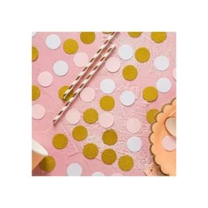 MOWO Círculos de confeti de papel decoración de fiesta de