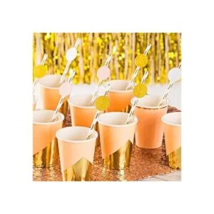 MOWO Círculos de confeti de papel decoración de fiesta de