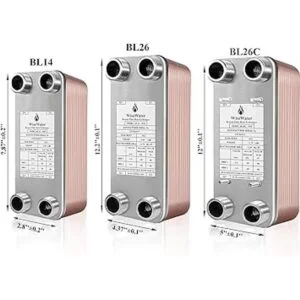 Intercambiador de calor de placa AB 4 x 12 30 placas_6