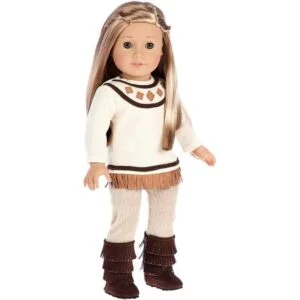 Pocahontas Traje de 3 piezas Ropa para muñecas_2