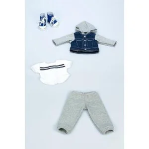 Tomboy Traje de 4 piezas Ropa para muñecas americanas_3