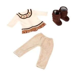 Pocahontas Traje de 3 piezas Ropa para muñecas_3