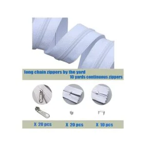 3 Kit de reparación de 10 yardas color blanco con_2