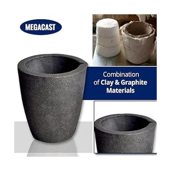 3 MegaCast de 8.8 lbs arcilla de fundición crisoles de_3