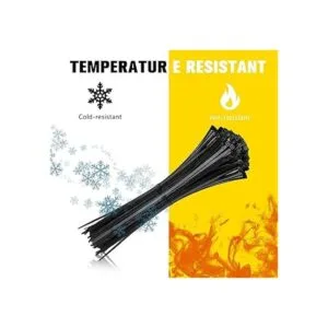 Paquete de 400 bridas negras con cremallera en varios_5