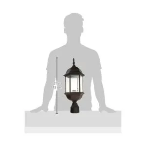 Designers Fountain 2976BK Devonshire Linternas de poste_6