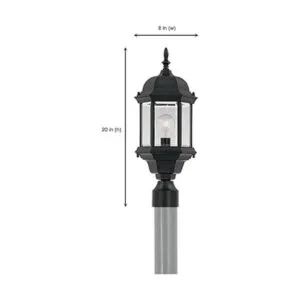 Designers Fountain 2976BK Devonshire Linternas de poste_5