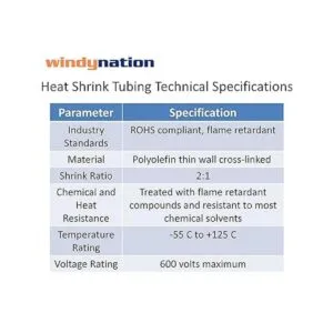 100 pies de tubería negra termo retráctil 21 tamaños_3