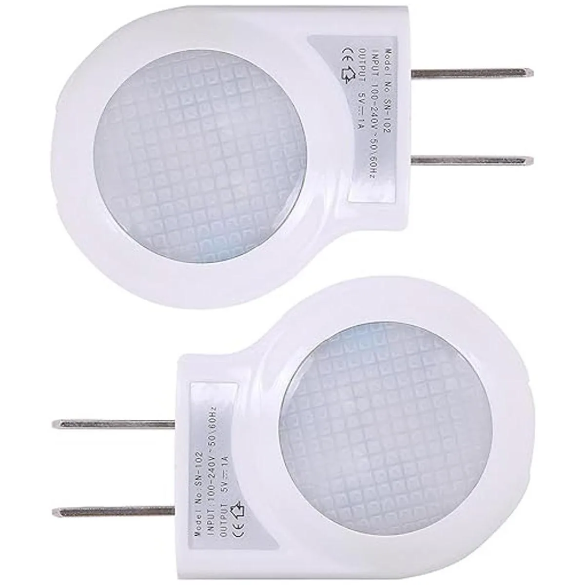 Paquete de 2 luces LED de 0.7W para viajar luz nocturna_1