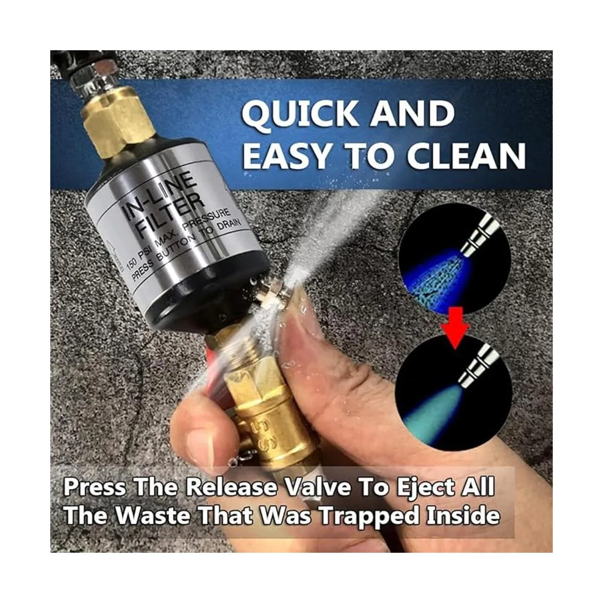 Separador de aceite y agua con filtro compresor con_5