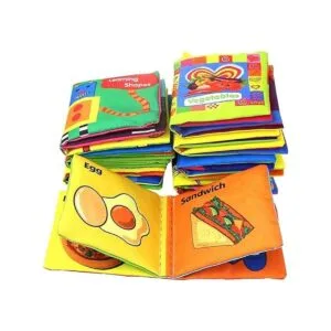 Coolplay Baby First Juego de 8 libros de tela suave no_3