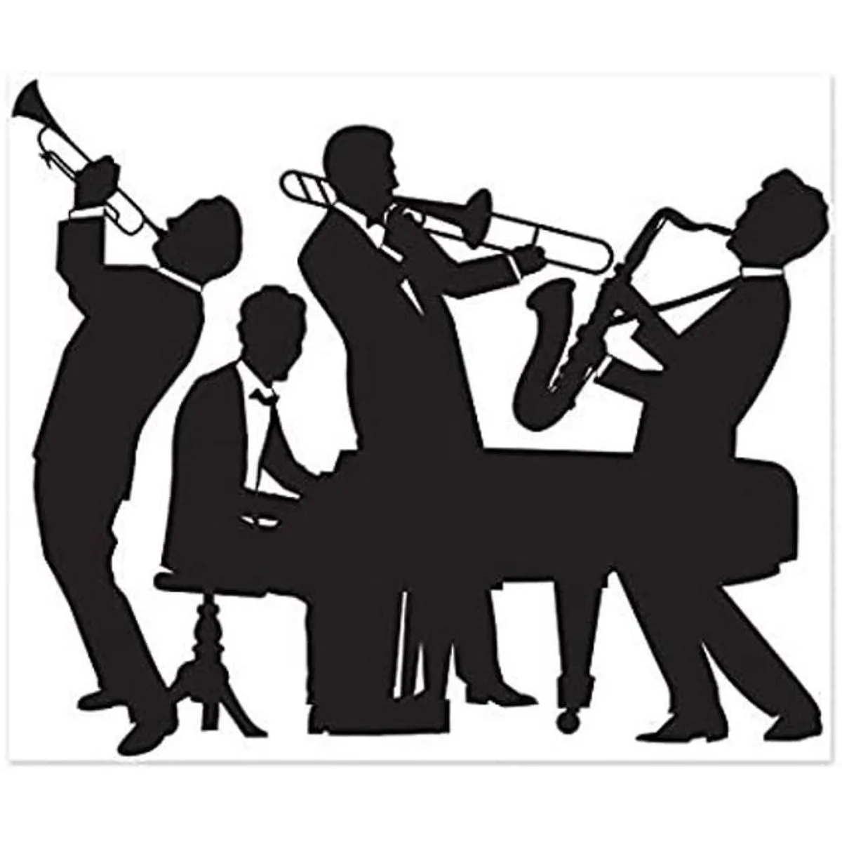 Beistle 20s Jazz Band Insta Mural completo para_1