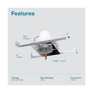 Focos de iluminación LED empotrables carcasa herméticos_2