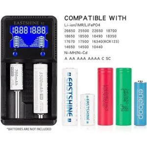 Cargador de batería universal EASTSHINE S2 LCD Display_3