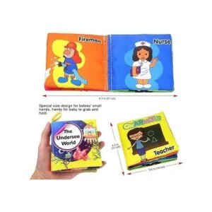 Coolplay Baby First Juego de 8 libros de tela suave no_5