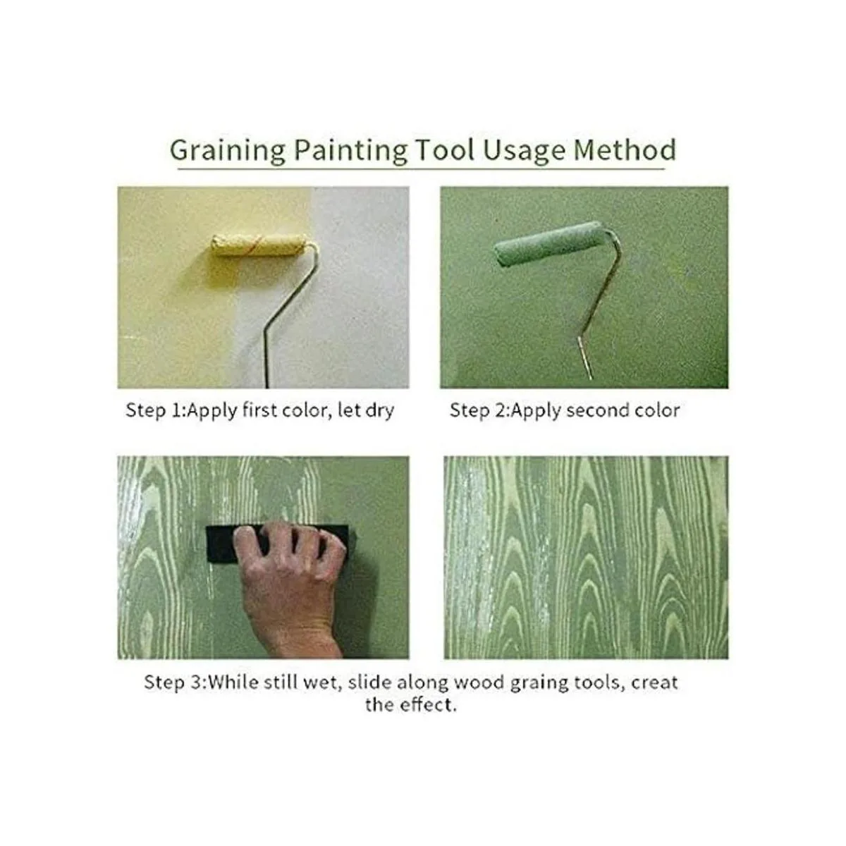 Rodillo de pintura de 7 pulgadas de caucho para realizar_3