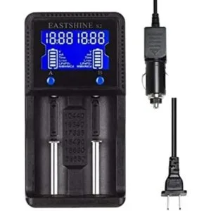 Cargador de batería universal EASTSHINE S2 LCD Display_1