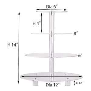 Soporte de 4 niveles fino ... Transparente_2
