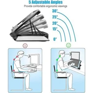 MAX SMART Soporte para laptop con alfombrilla para mouse_2