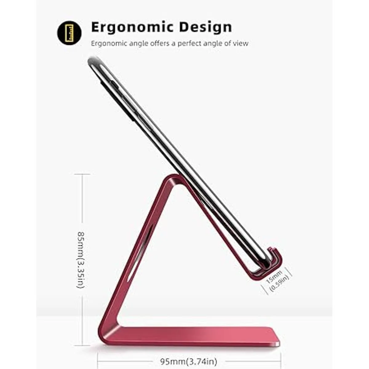 Lamicall Soporte para teléfono celular base para_4