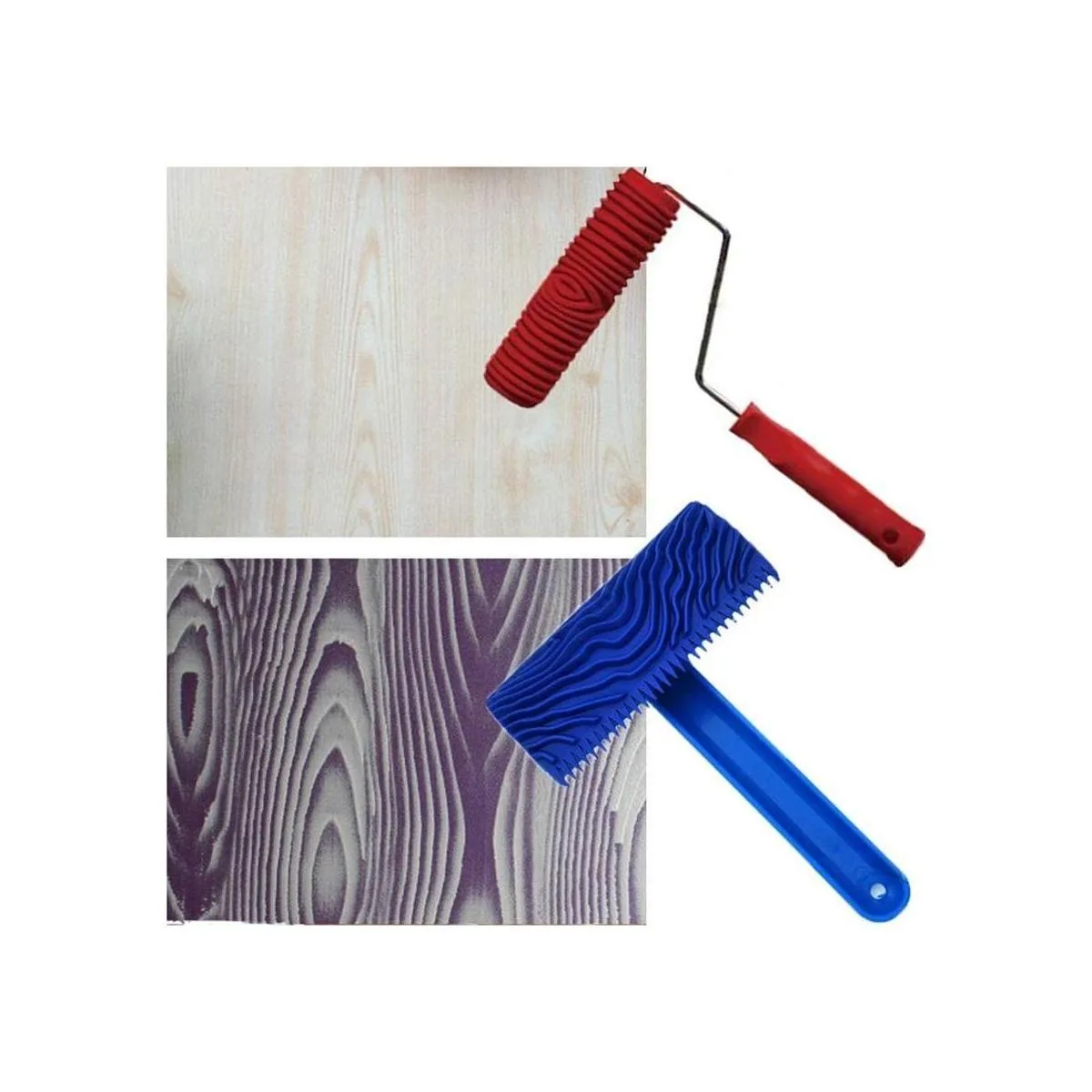 Rodillo de pintura de 7 pulgadas de caucho para realizar_1