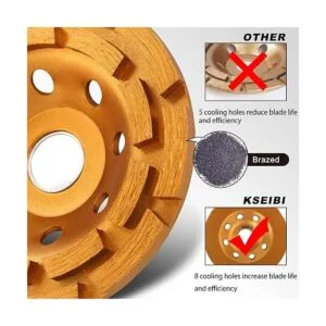 Kseibi 644030 rueda de Molienda con copa de diamante de_5