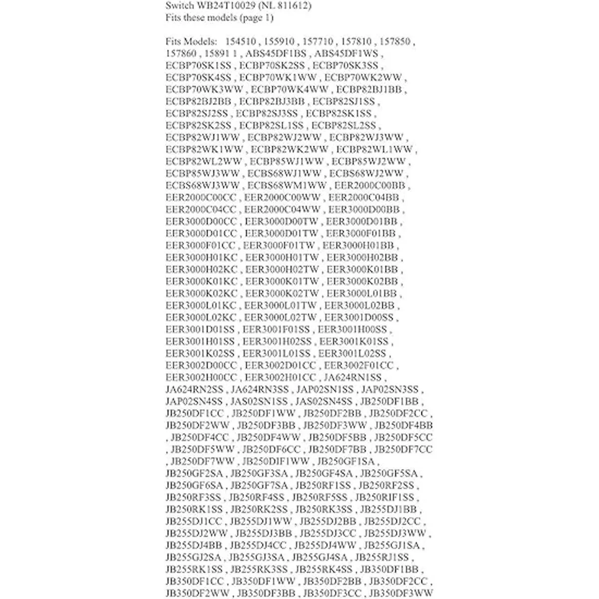 Interruptor OEM WB24T10029_3