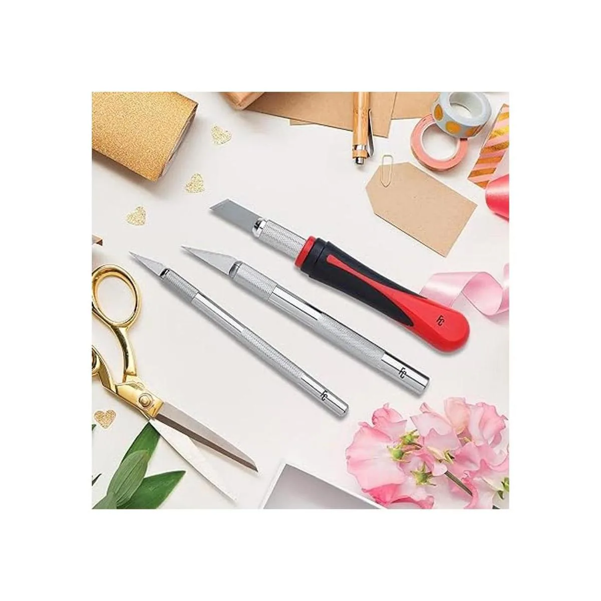 Fancii cúter de precisión 16 piezas cuchillos afilados_7