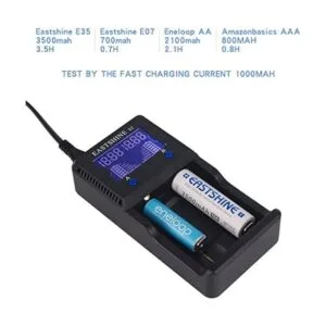 Cargador de batería universal EASTSHINE S2 LCD Display_4