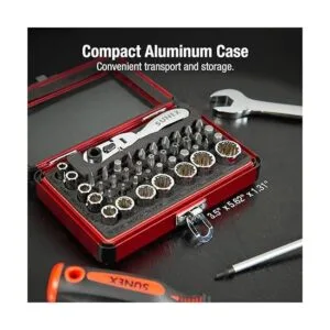 Sunex 9732 Juego de 44 piezas de 14 pulgadas Dr Mini Flex_5