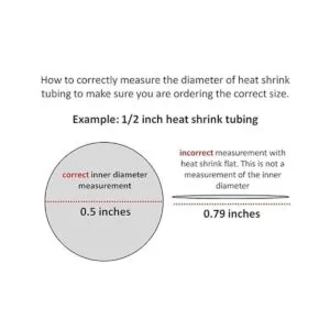 100 pies de tubería negra termo retráctil 21 tamaños_2