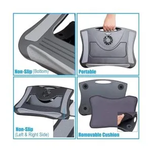 MAX SMART Soporte para laptop con alfombrilla para mouse_5