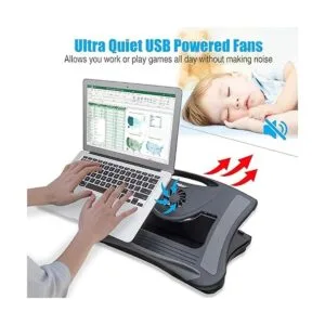 MAX SMART Soporte para laptop con alfombrilla para mouse_4