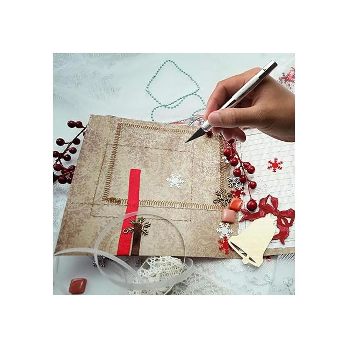 Fancii cúter de precisión 16 piezas cuchillos afilados_6