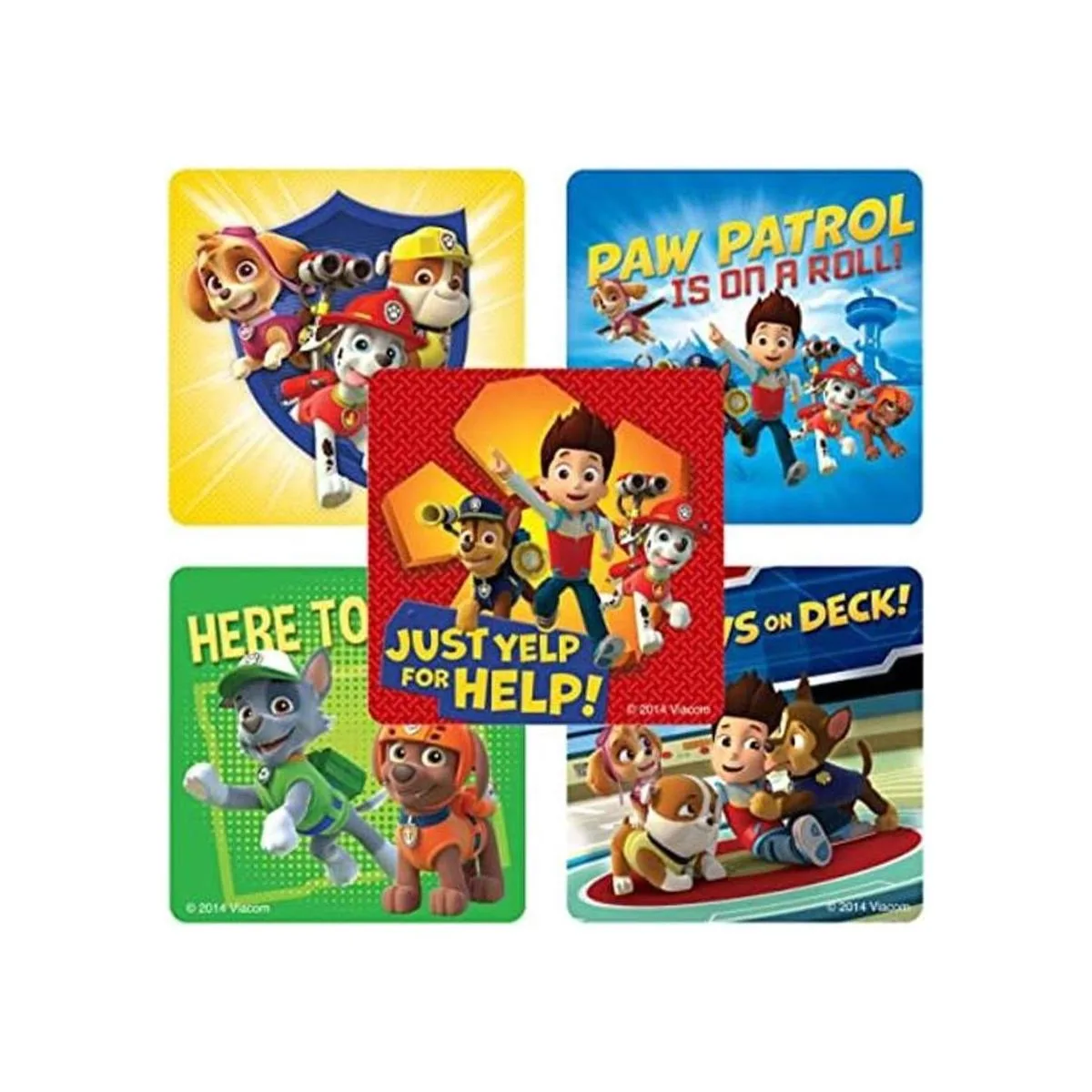 Paw Patrol Pegatinas suministros para cumpleaños y_1